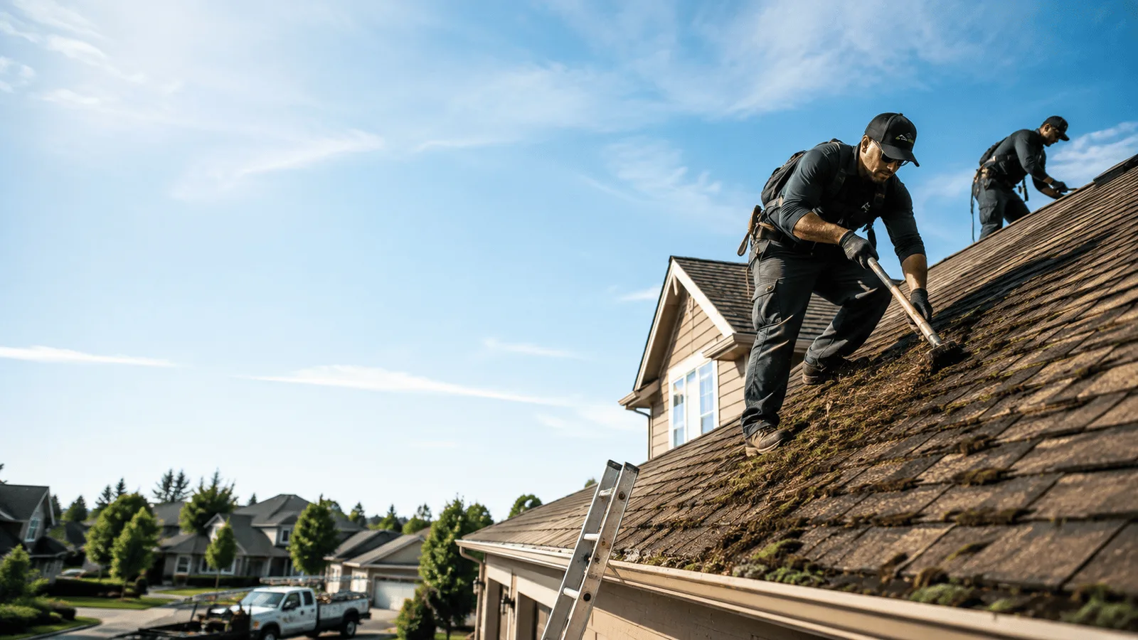Roof Moss Removal in Rogers, CT near me